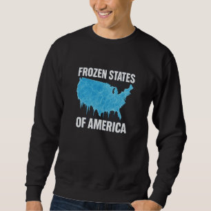 Gefrorene Staaten von Amerika Sweatshirt