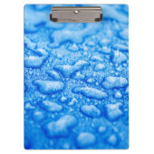Gefrorene Wasser-Tropfen Klemmbrett (Vorderseite)