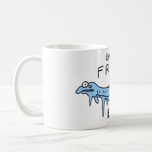 gefrorener Aal Kaffeetasse (Links)