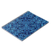 Gefrorener blauer Efeu Cool Notizblock (Linke Seite)