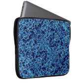 Gefrorener blauer Efeu Laptopschutzhülle (Vorne Rechts)