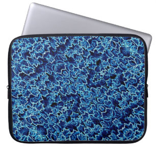 Gefrorener blauer Efeu Laptopschutzhülle