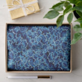 Gefrorener blauer Efeu  Seidenpapier (Geschenk)