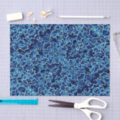 Gefrorener blauer Efeu  Seidenpapier (Handwerk)