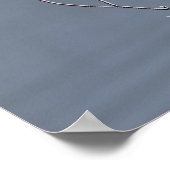 Gefrorener Busch Poster (Ecke)
