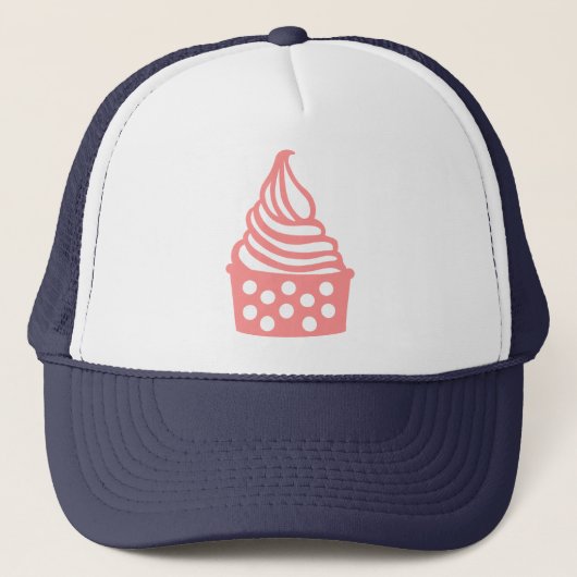 Gefrorener Jogurt Truckerkappe (Vorderseite)