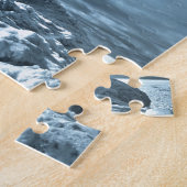 Gefrorener Leuchtturm im Winter Puzzle (Seite)