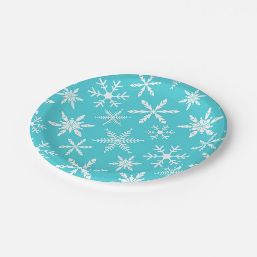 Gefrorener Pappteller (Schrägansicht)