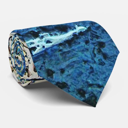 Gefrorener Teich - Krawatte (Gerollt)