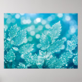 Gefrorener Übergang: Blätter Erwachen Poster (Vorne)