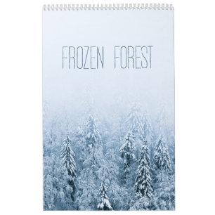 Gefrorener Wald Winter Eis Schnee Fotografie  Kalender