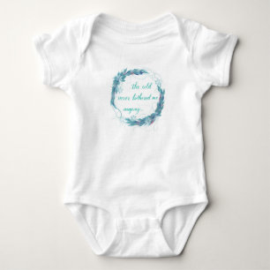 Gefrorener Zitatbabyoverall Baby Strampler