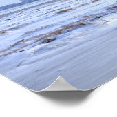 Gefrorenes Atlantik-Foto-Poster Poster (Ecke)