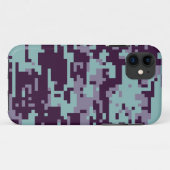 Gefrorenes Digital-Tarnmuster Case-Mate iPhone Hülle (Rückseite (Horizontal))