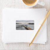 Gefrorenes Dock Adressaufkleber (Insitu)