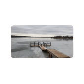 Gefrorenes Dock Adressaufkleber (Vorne)