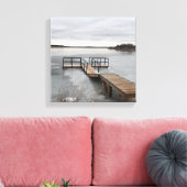 Gefrorenes Dock Leinwanddruck (Insitu (Wohnzimmer))