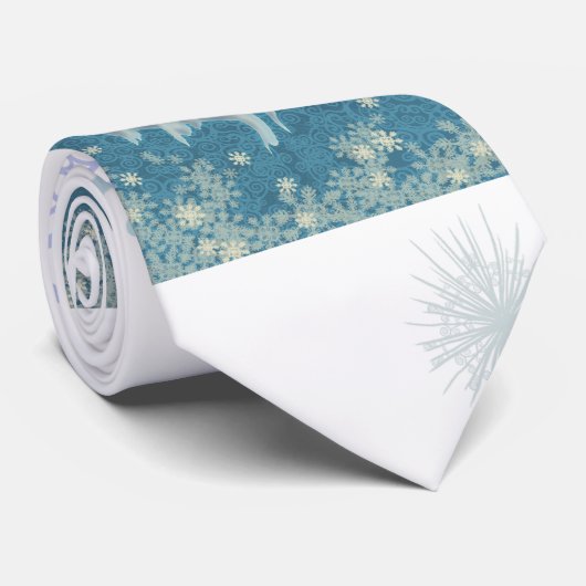 Gefrorenes Herz Krawatte (Gerollt)