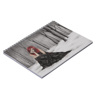 Gefrorenes Herz-Notizbuch Notizblock