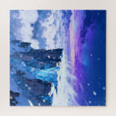 Gefrorenes Kristallklippen-Puzzle Puzzle (Horizontal)