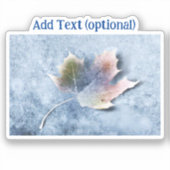 Gefrorenes Leaf Aufkleber (Vorderseite)