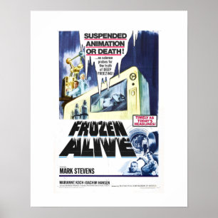 Gefrorenes lebendiges poster