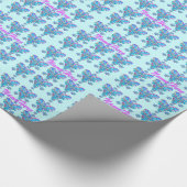 Gefrorenes Schneeflocke-Packpapier! Addieren Sie Geschenkpapier (Ecke)