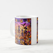 Geft-Tasse Halloween für Eltern Kaffeetasse (Vorderseite Links)