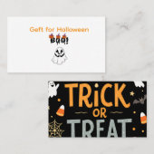 Geft-Visitenkarten für Halloween Visitenkarte (Vorne/Hinten)