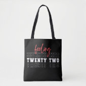 Gefühl 22. Geburtstagsgeschenk Tasche (Vorderseite)