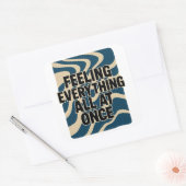 Gefühl Alles auf einmal - Aufkleber (Umschlag)