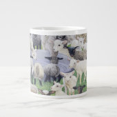 Gefühl ängstlich Jumbo-Tasse (Vorderseite)