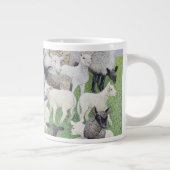 Gefühl ängstlich Jumbo-Tasse (Rechts)