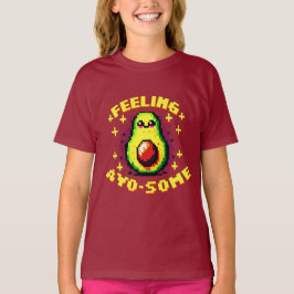 Gefühl Avo-some - Funny Pixel Art Avocado Design T-Shirt