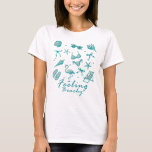 Gefühl Beach, Beach Vacation T-Shirt
