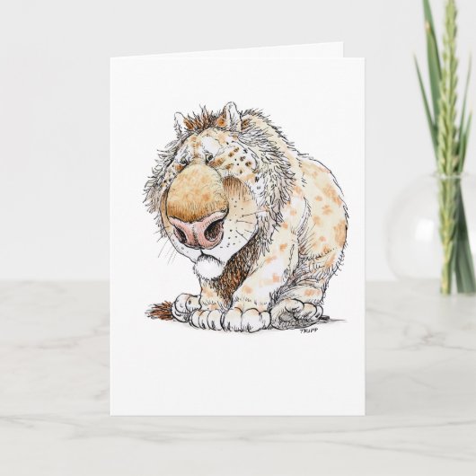 Gefühl Beastly Grußkarte Karte (Vorderseite)