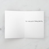 Gefühl Beastly Grußkarte Karte (Innenseite)