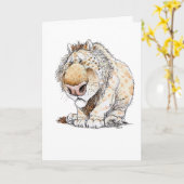 Gefühl Beastly Grußkarte Karte (Gelbe Blume)