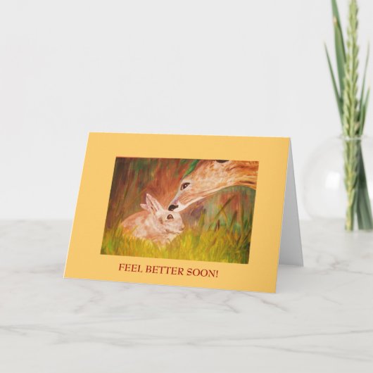 "GEFÜHL BESSER BALD! KARTE (Vorderseite)