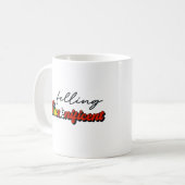 Gefühl Blacknificent Black History Month Kaffeetasse (Vorderseite Links)