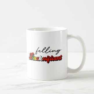 Gefühl Blacknificent Black History Month Kaffeetasse