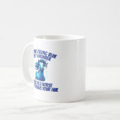 Gefühl Blau, Pferd Kaffeetasse (Vorderseite Links)