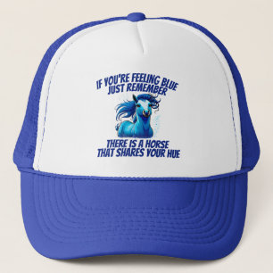 Gefühl Blau, Pferd Truckerkappe