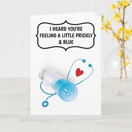 Gefühl blauer Herzinfarkt der Schwesternschwester Karte (Gelbe Blume)