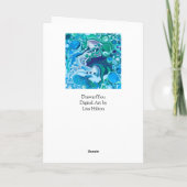 Gefühl Blue | Denken Sie an Sie Karte (Rückseite)