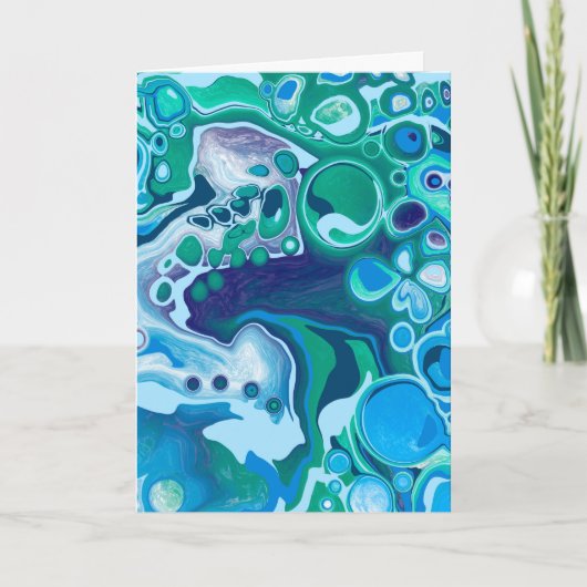 Gefühl Blue | Denken Sie an Sie Karte (Vorderseite)