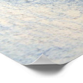 Gefühl Blue Poster (Ecke)