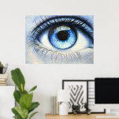 Gefühl Blue Poster (Heimbüro)