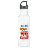 Gefühl Bright Edelstahlflasche (Vorderseite)