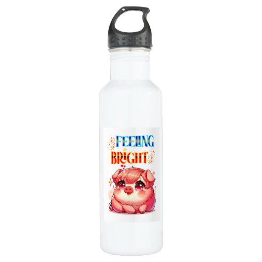 Gefühl Bright Edelstahlflasche (Vorderseite)